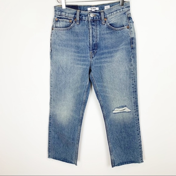 Re/Done | Original 90s Loose Straight Jeans in Light Worn - Picture 2 of 10